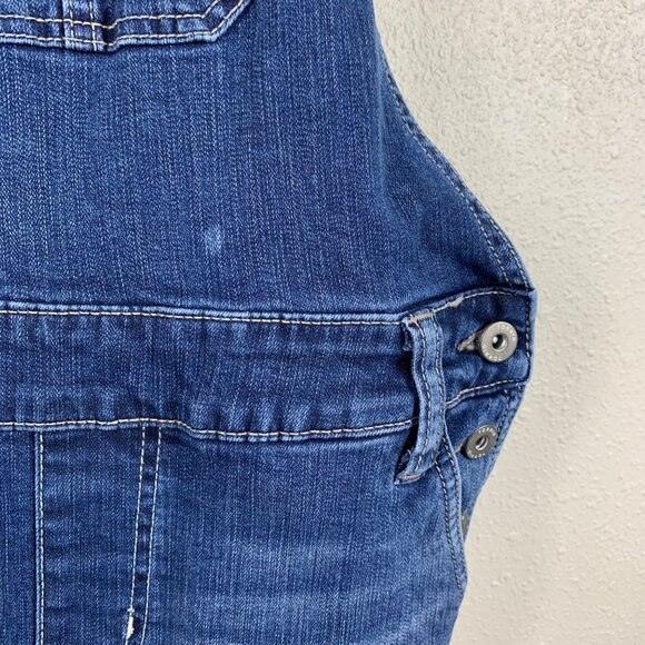 Torrid Vintage Overall VIntage Stretch Denim Jean Size 10 - Picture 2 of 8